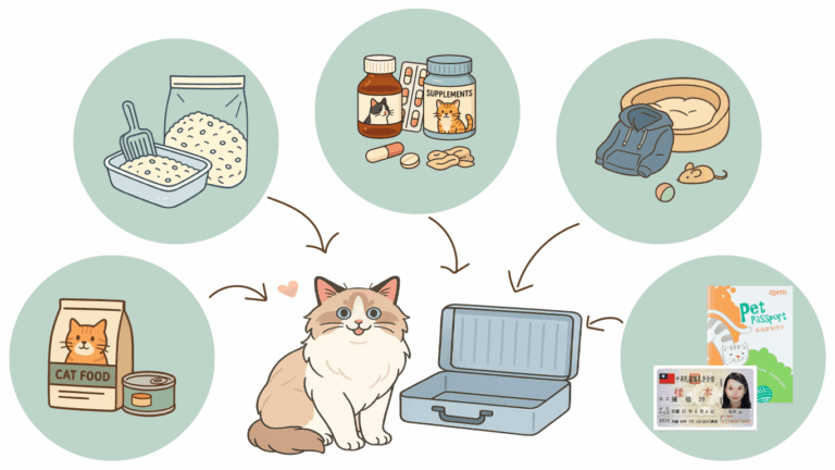 【貓咪寄宿行李清單懶人包】貓咪住旅館前你一定要帶的5大行李重點！