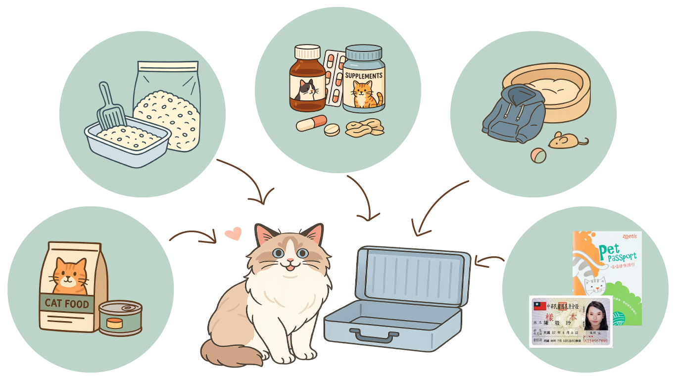 【貓咪寄宿行李清單懶人包】貓咪住旅館前你一定要帶的5大行李重點！